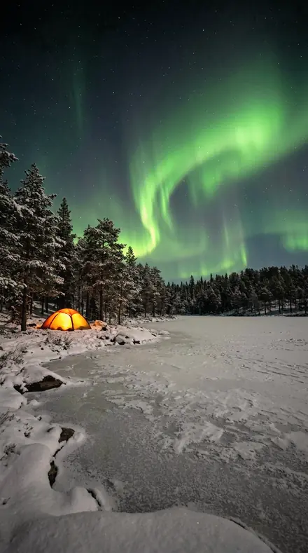 Grey Hour applied to Aurora lake