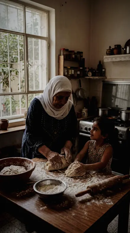 Long Falloff applied to Grandmother kitchen