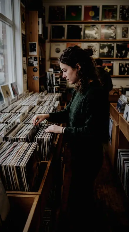 Long Falloff applied to Record shop