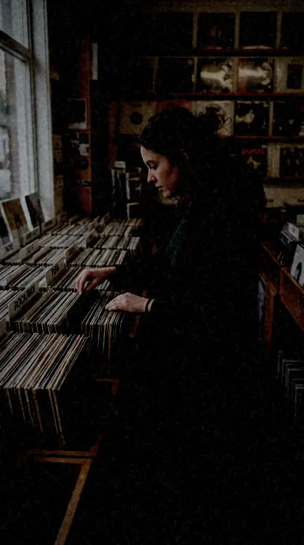 Almost Dark applied to Record shop