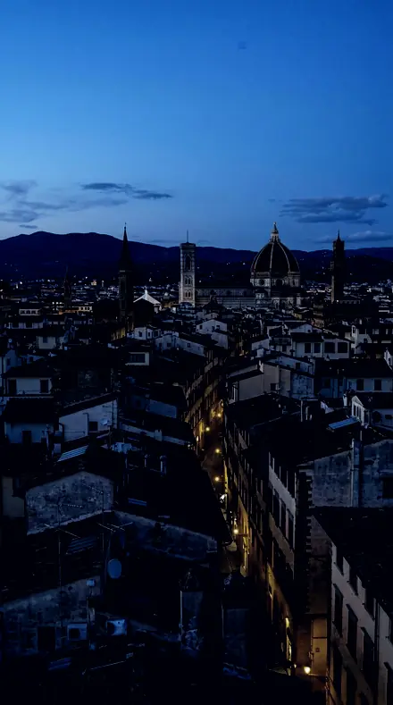 Vapour Glow applied to City rooftop
