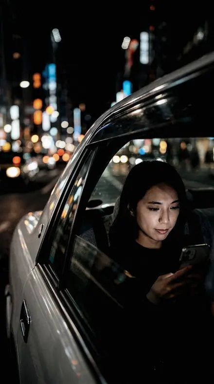 Hard Source applied to Taxi night window