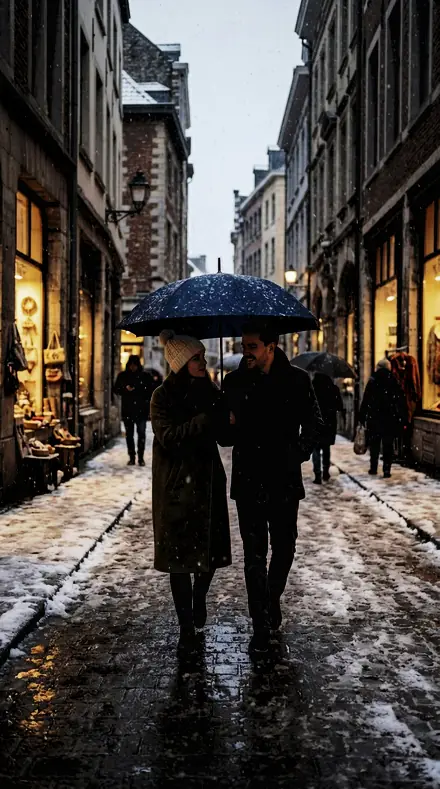Severe Plane applied to Snow street couple