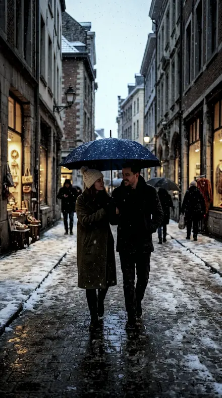 Tile Floor applied to Snow street couple