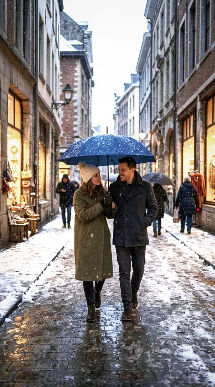 Hardwood Floor applied to Snow street couple
