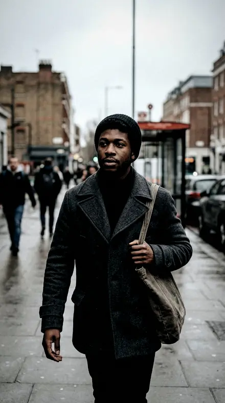 Specular Skin applied to Street portrait black man