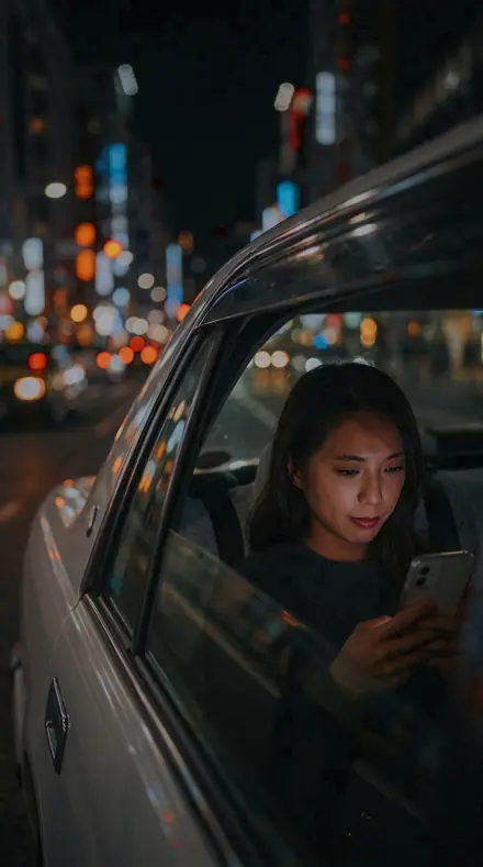 Lancet Panel applied to Taxi night window