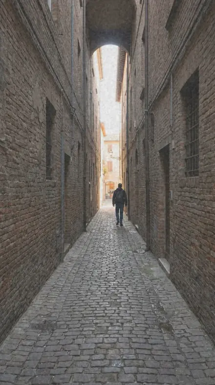 Matte Sheet applied to Alley lines