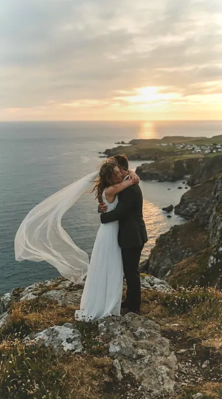 Tile Course applied to Cliff elopement