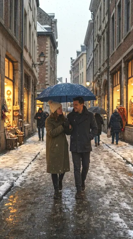 Tile Course applied to Snow street couple