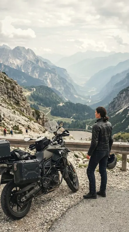 Apron String applied to Motorcycle pass