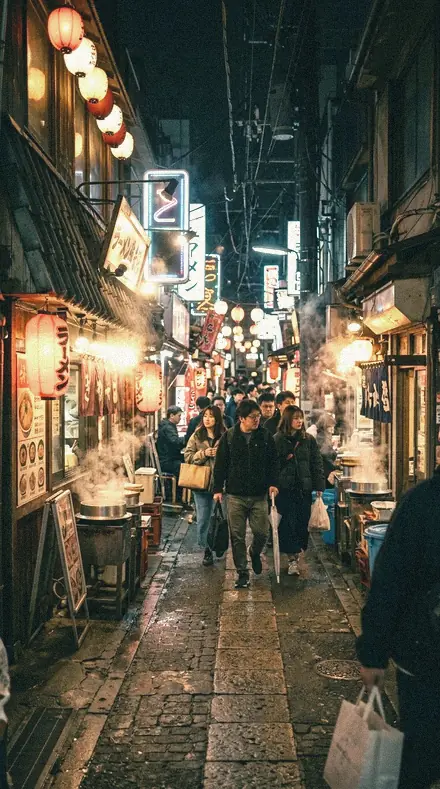 Muted Shore applied to Ramen alley neon