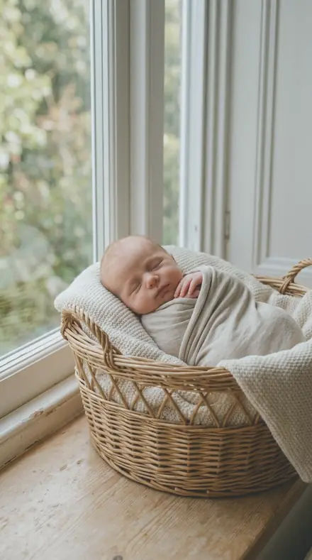 Kettle Steam applied to Newborn basket