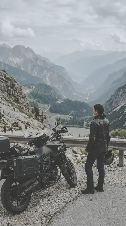 Linen Card applied to Motorcycle pass