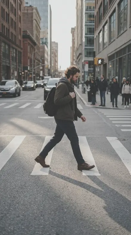 Linen Card applied to Street walk
