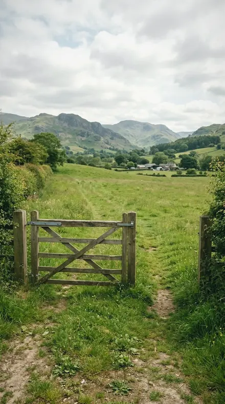 Rose Cane applied to Farm gate