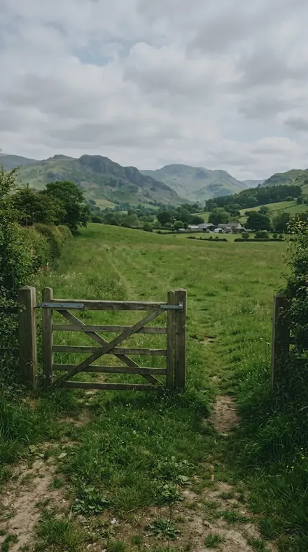 Emerald Hollow applied to Farm gate