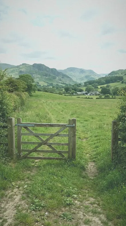 Fern Floor applied to Farm gate