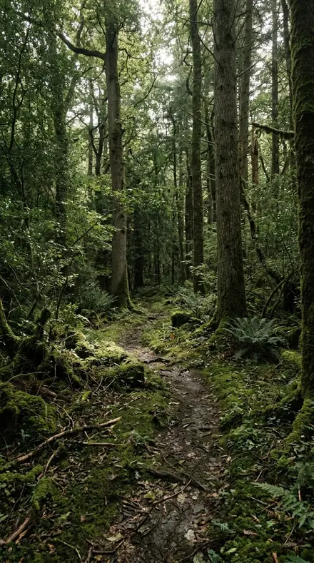 Before: Forest trail