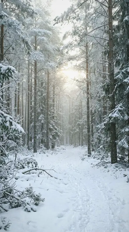 Compost Heap applied to Frosted pines