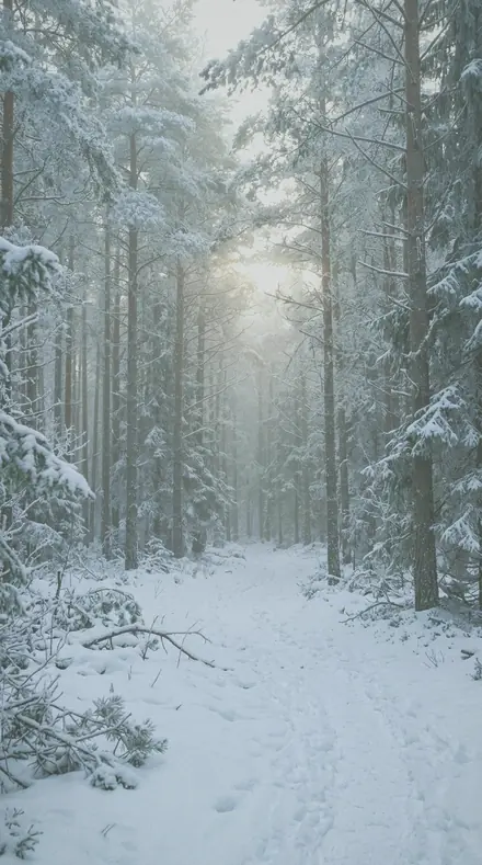 Dawn Thicket applied to Frosted pines