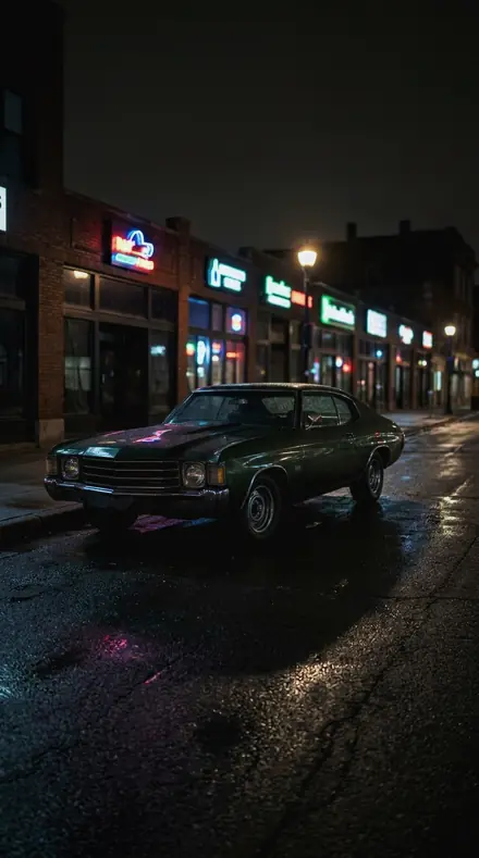 Trig Pillar applied to Classic car neon