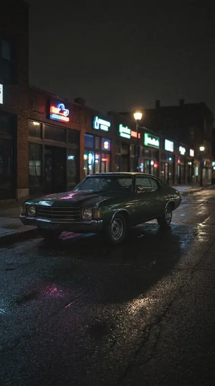 Elm Ridge applied to Classic car neon