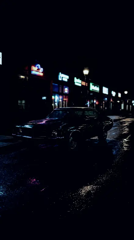 Lamp Cast applied to Classic car neon