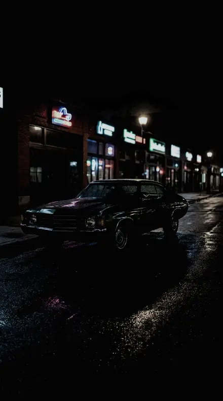 Edge Relief applied to Classic car neon