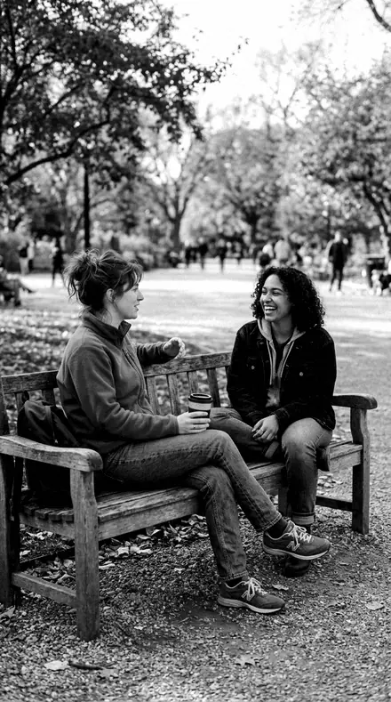 Silver First Dance applied to Friends bench