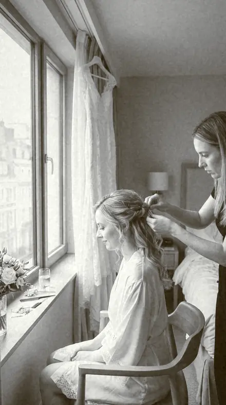 Tobacco Fix applied to Bridal prep window