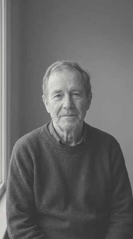 Contact Frame applied to Man portrait