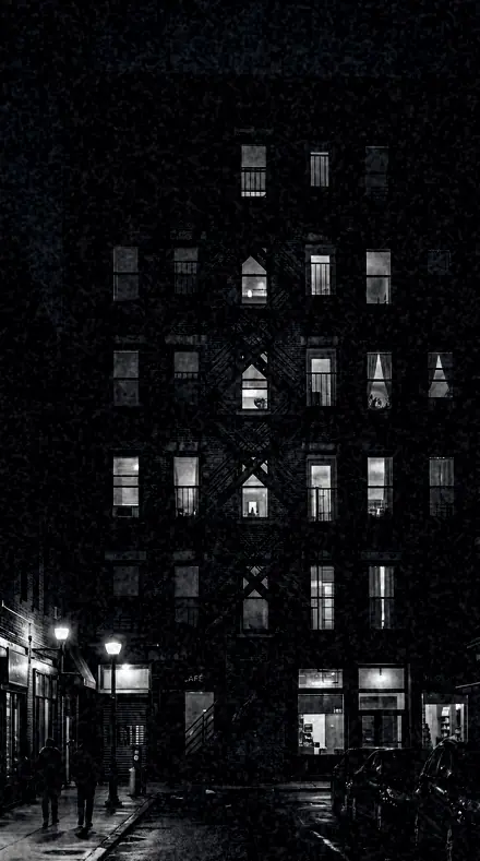 CS-14 Mono Grit applied to Mono 014 fire lowlight