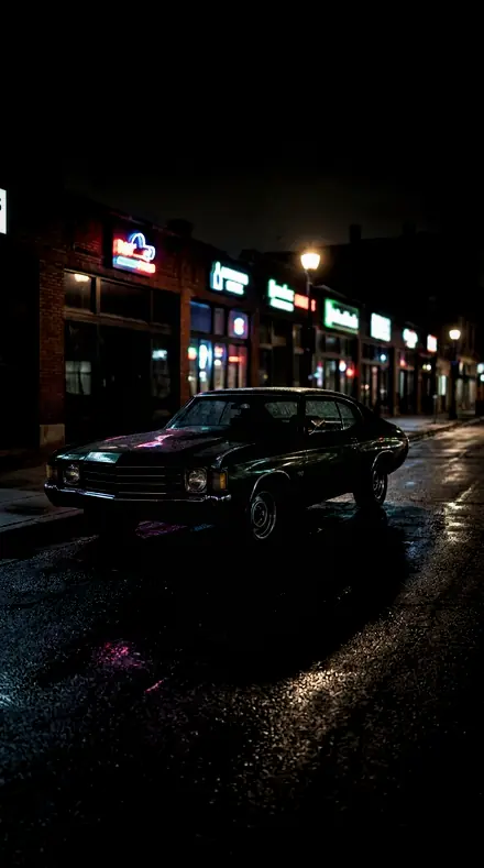 Ink Density applied to Classic car neon