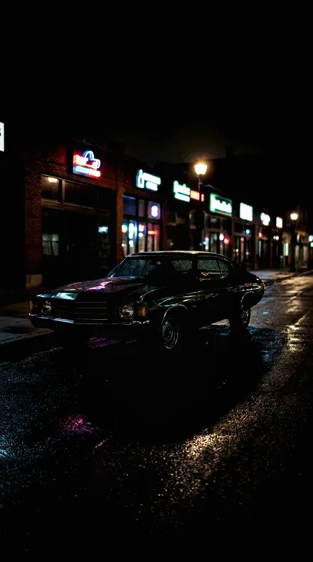 Baryta Base applied to Classic car neon