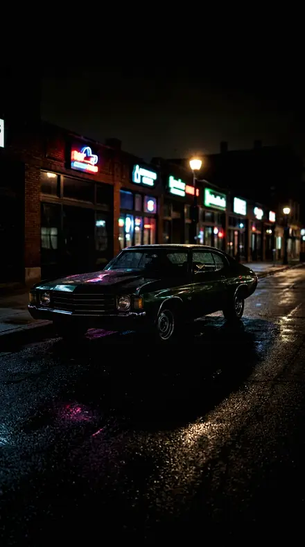 Distance Lift applied to Classic car neon