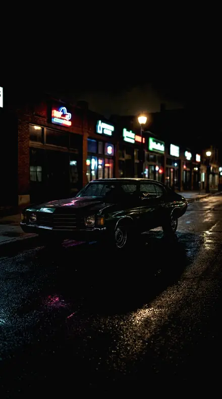 Sensor Dust applied to Classic car neon