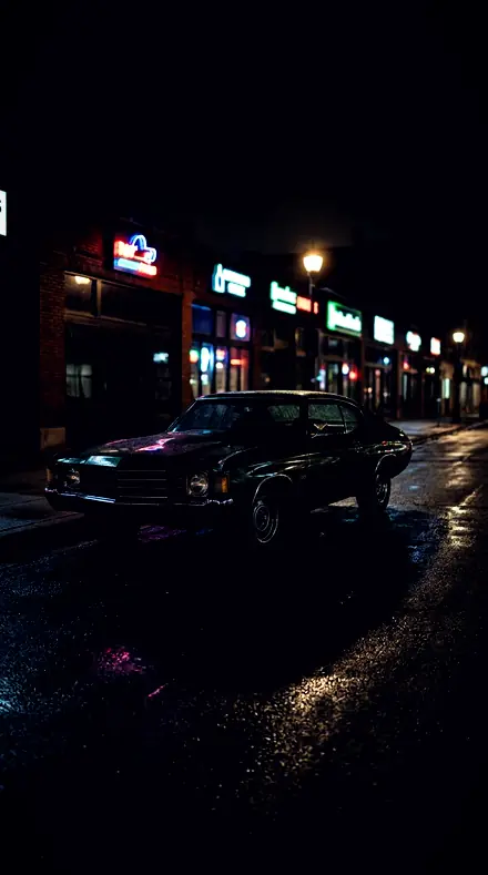 BW-12 Regatta Hard applied to Classic car neon