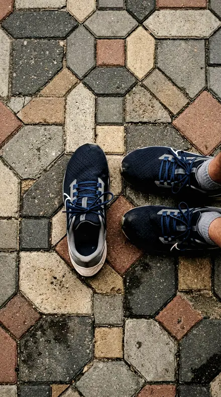 Baryta Base applied to Shoes pavement