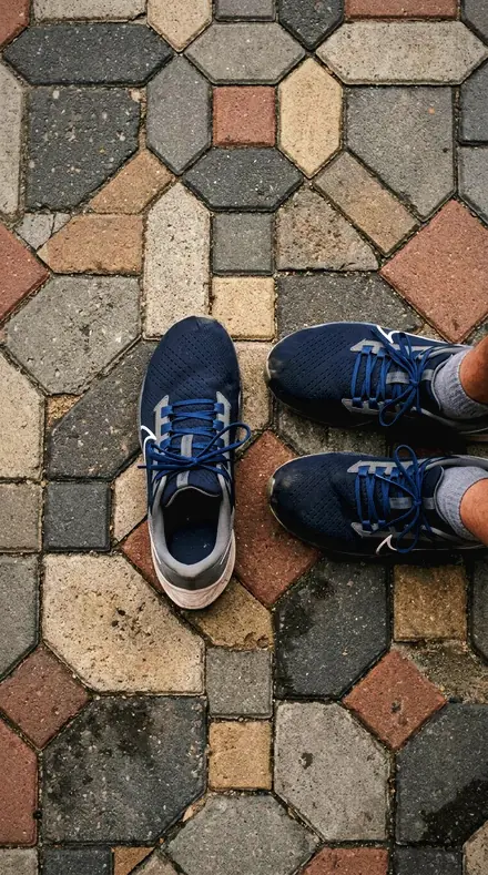 Photo Finish applied to Shoes pavement