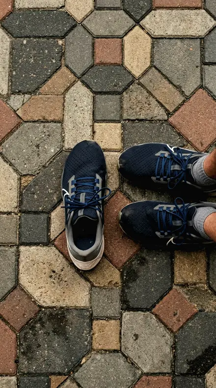 Sensor Dust applied to Shoes pavement