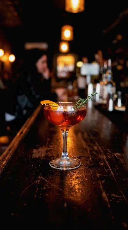 Airframe Rivet applied to Cocktail bar