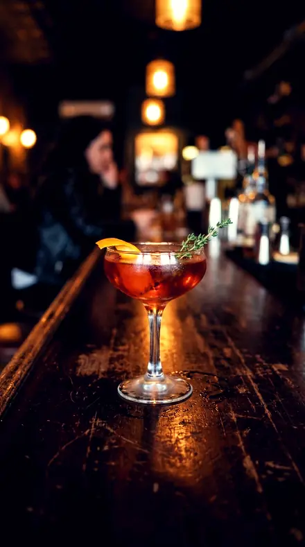 Postcard Blue applied to Cocktail bar