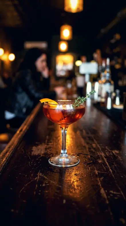 Shadow Reach applied to Cocktail bar