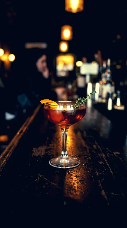 Parted Tone applied to Cocktail bar