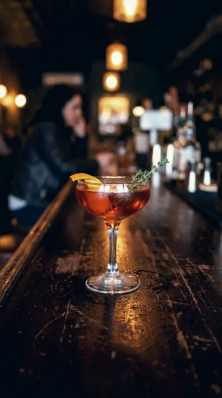 Reed Bed applied to Cocktail bar