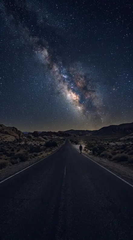 Sheep Fleece applied to Milky way road