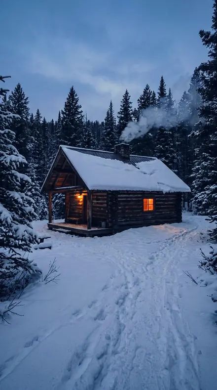 SI-03 Cabin Glow applied to Cabin blue hour