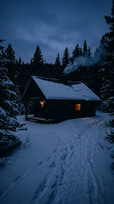 AU-06 Garage Mood applied to Cabin blue hour