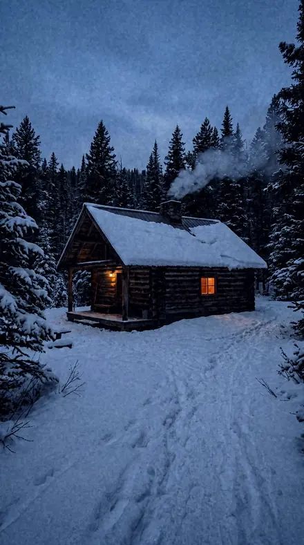BW-11 Harbor Ledger applied to Cabin blue hour